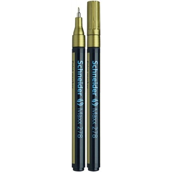 Marker cu Vopsea SCHNEIDER MAXX 278, Varf Subtire, Scriere de 0.8 mm, Culoare Aurie, Marker Colorat, Marker pentru Birou Marker cu Vopsea SCHNEIDER MAXX 278, Varf Subtire, Scriere de 0.8 mm, Culoare Aurie, Marker Colorat, Marker pentru Birou