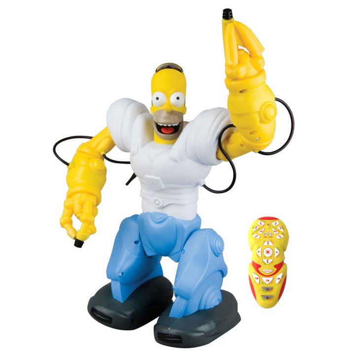 Robot de colectie Simpsonsapien cu telecomanda cu multiple functii, Wow Wee