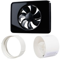 pachet promo ventilator baie fresh intellivent 20 negru  clapeta antiretur d100mm  conector d100mm fabricatie suedia imagen 26_0_
0