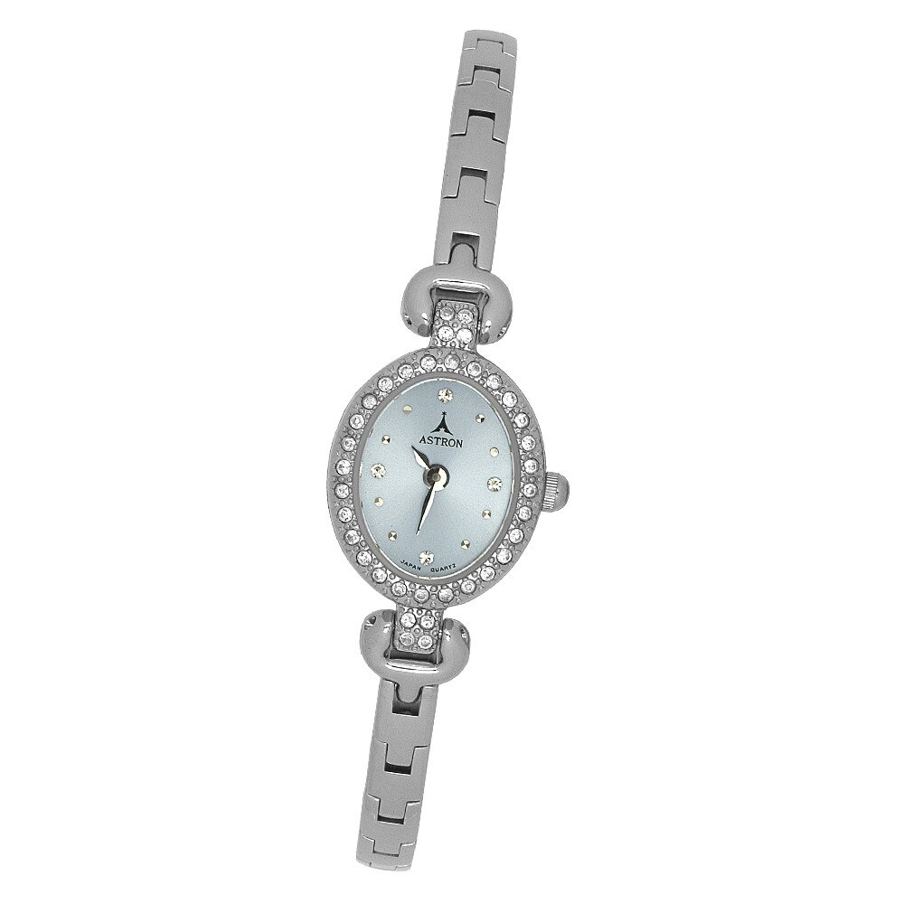 Ceas de dama ASTRON, carcasa si bratara argintie, 24x15 mm
