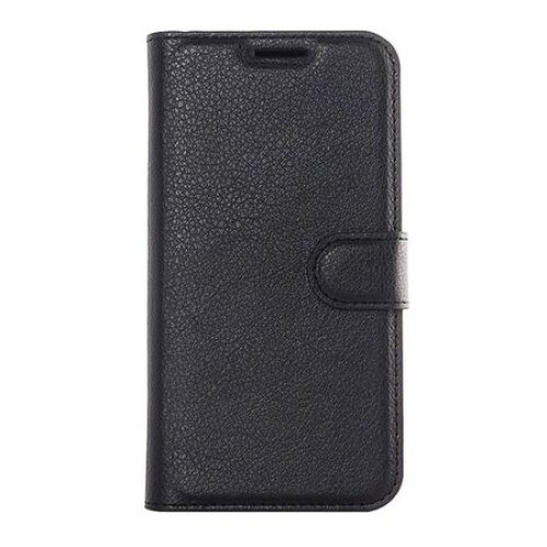 Husa tip portofel Samsung Galaxy S7 Plus, husa protectie, piele ecologica, Negru