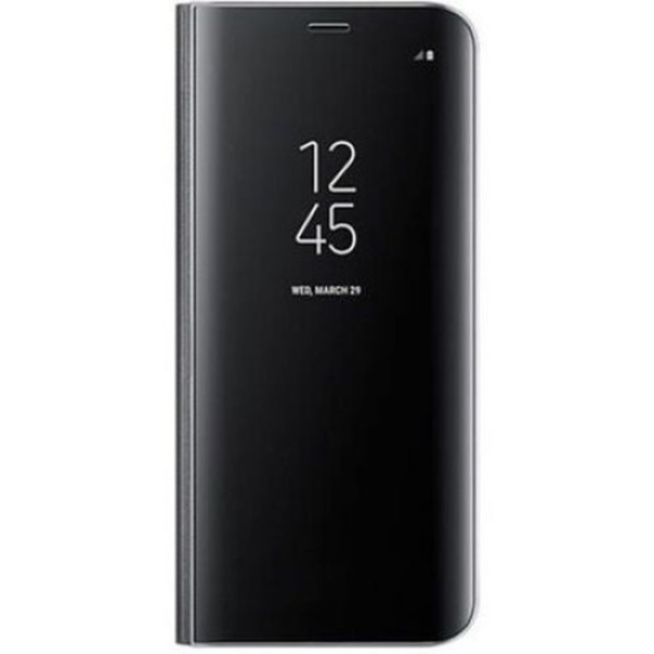 Clear View Case flip cover калъф за Samsung Galaxy J3 2017, черен