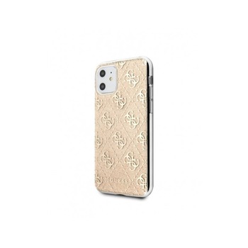 Husa Premium Guess Glitter iPhone 11 Gold Silicon Guhcn61pcu4glgo Husa Premium Guess Glitter iPhone 11 Gold Silicon Guhcn61pcu4glgo