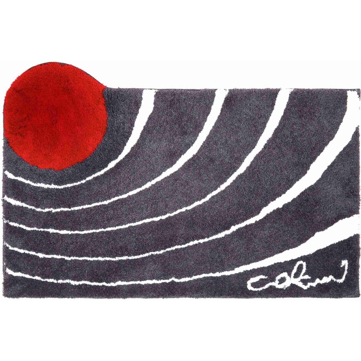 Covoras de baie Colani, Colani 2, 80x150 cm, Gri