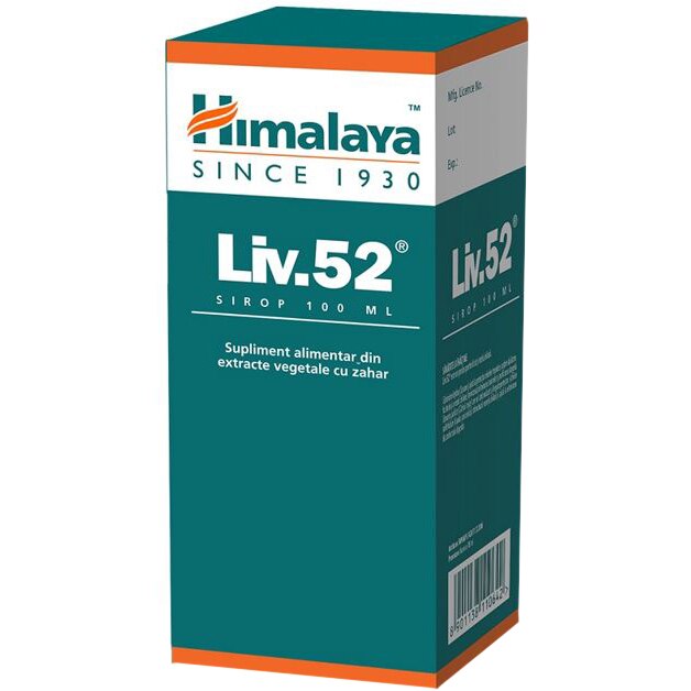 Liv 52 sirop, Himalaya, 100 ml