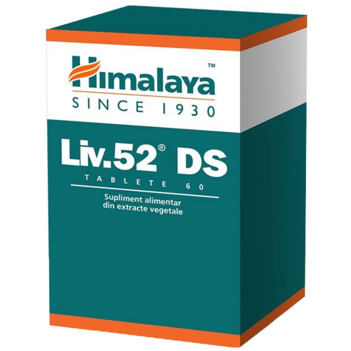 Флакон с капсули Liv 52 DS, Himalaya, 60 таблетки