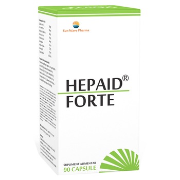 Supliment alimentar Hepaid Forte, Sun Wave Pharma, 90 capsule Supliment alimentar Hepaid Forte, Sun Wave Pharma, 90 capsule