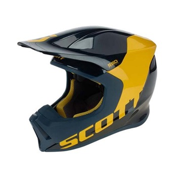 Casca Scott 550 Angled Ece, Culoare Albastru/Galben, Marime M Casca Scott 550 Angled Ece, Culoare Albastru/Galben, Marime M