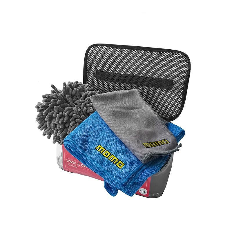 Kit burete si 2 lavete MOMO, pentru curatat caroseria