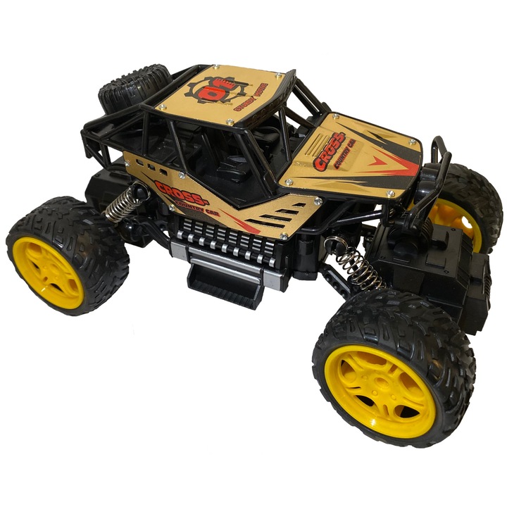 Кола за игра CROSS COUNTRY METAL OFF ROAD радиоуправляема офроуд кола Gold