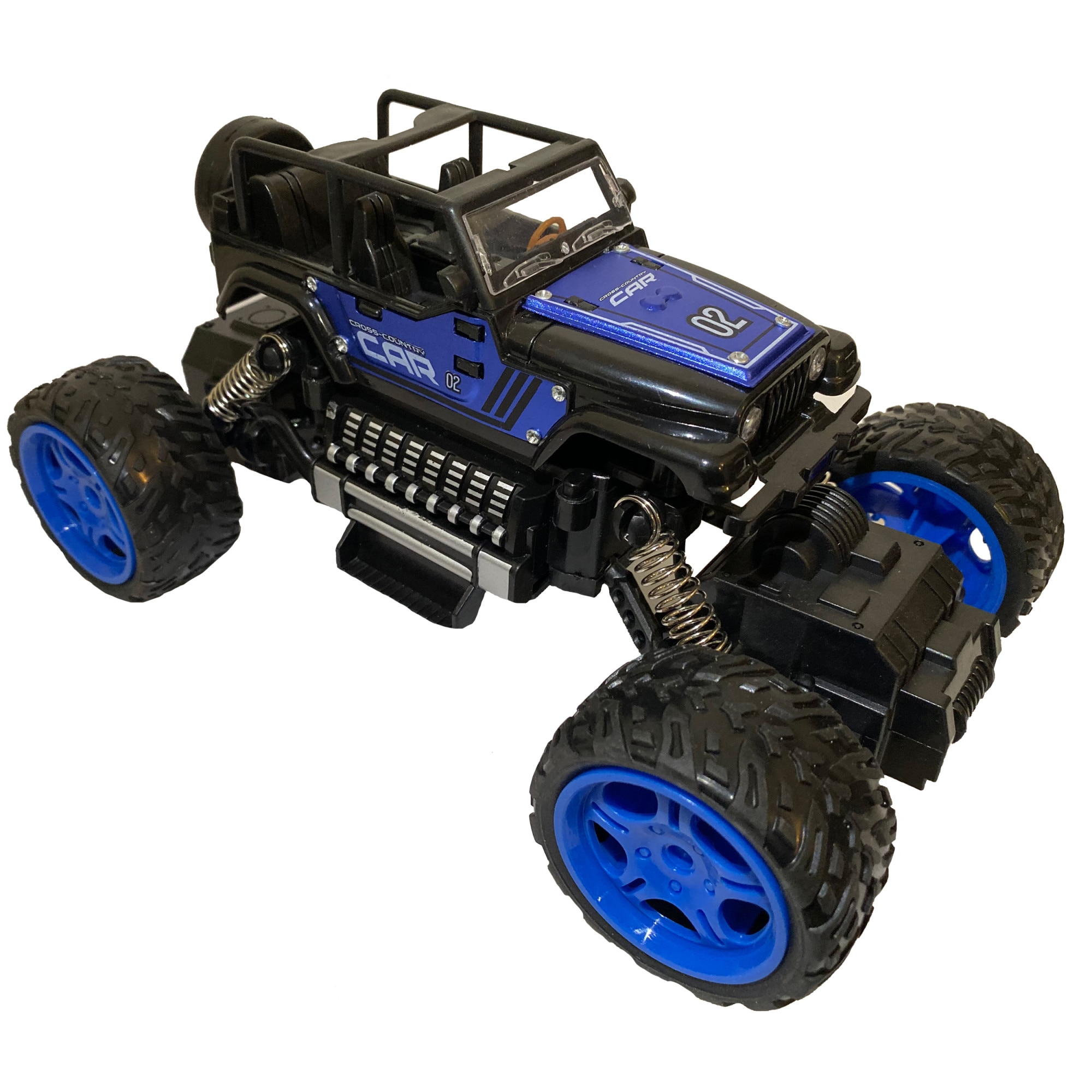 Masinuta radiocomandata de teren CROSS COUNTRY METAL OFF ROAD Albastra