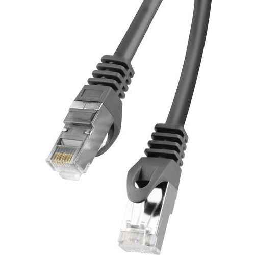 Cablu de retea din fibra optica , Lanberg , RJ45 cat.6 FTP 0.5m , negru