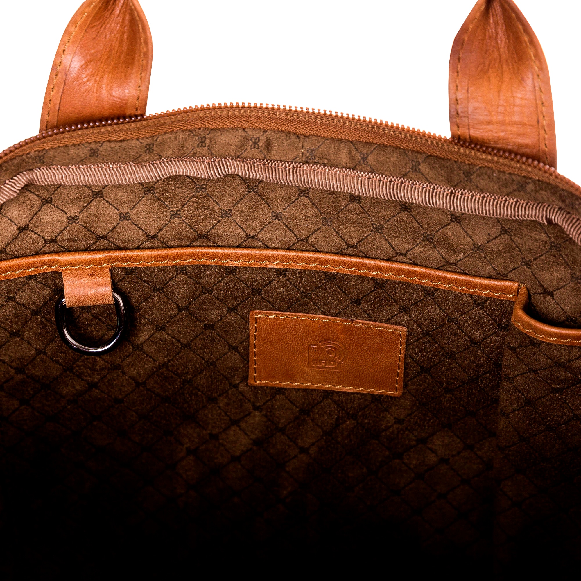 Geanta dimensiuni pana la 16 inch, MacBook Pro 16, MacBook Pro 15, iPad Pro 12.9 - Bouletta Apollo, piele moale naturala premium, cu manere si bareta de umar, Maro Burnished tan