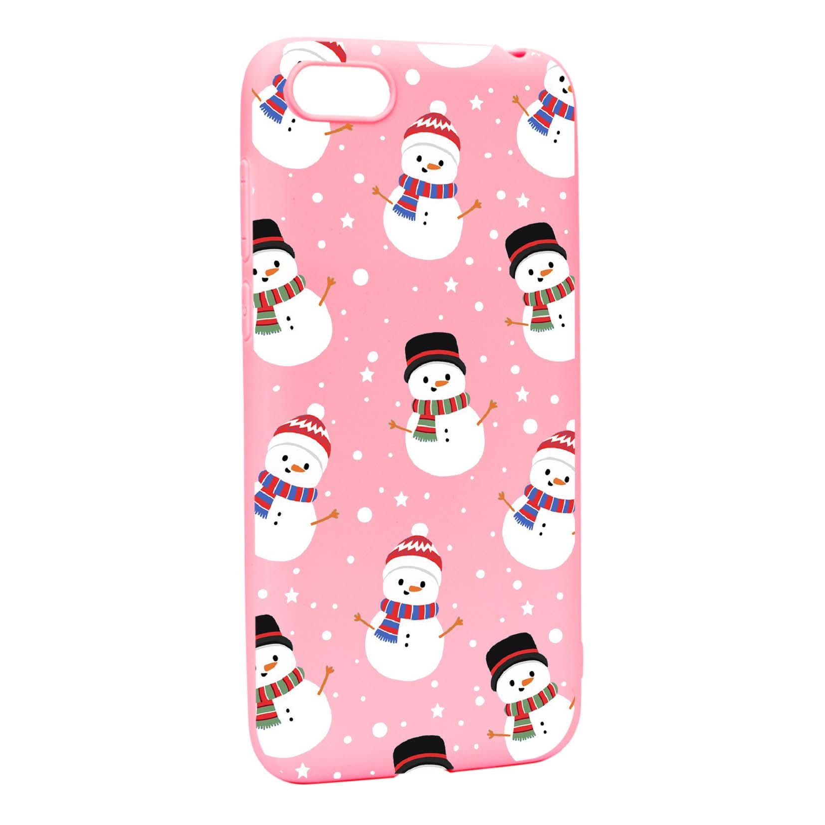 Husa de protectie Craciun, Christmas Snowman pentru Apple iPhone 6 / 6S, rezistenta la uzura, anti-alunecare, din silicon Premium, P351