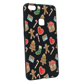 Husa de protectie Craciun, Christmas sweets pentru Huawei P10 Lite, rezistenta la uzura, anti-alunecare, din silicon Premium, B353 Husa de protectie Craciun, Christmas sweets pentru Huawei P10 Lite, rezistenta la uzura, anti-alunecare, din silicon Premium, B353