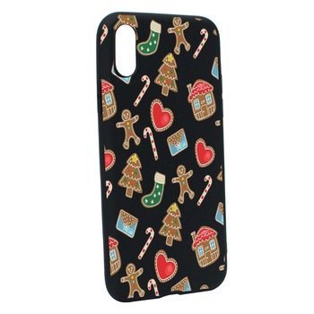 Husa de protectie Craciun, Christmas sweets pentru Apple iPhone XS / X, rezistenta la uzura, anti-alunecare, din silicon Premium, B353 Husa de protectie Craciun, Christmas sweets pentru Apple iPhone XS / X, rezistenta la uzura, anti-alunecare, din silicon Premium, B353