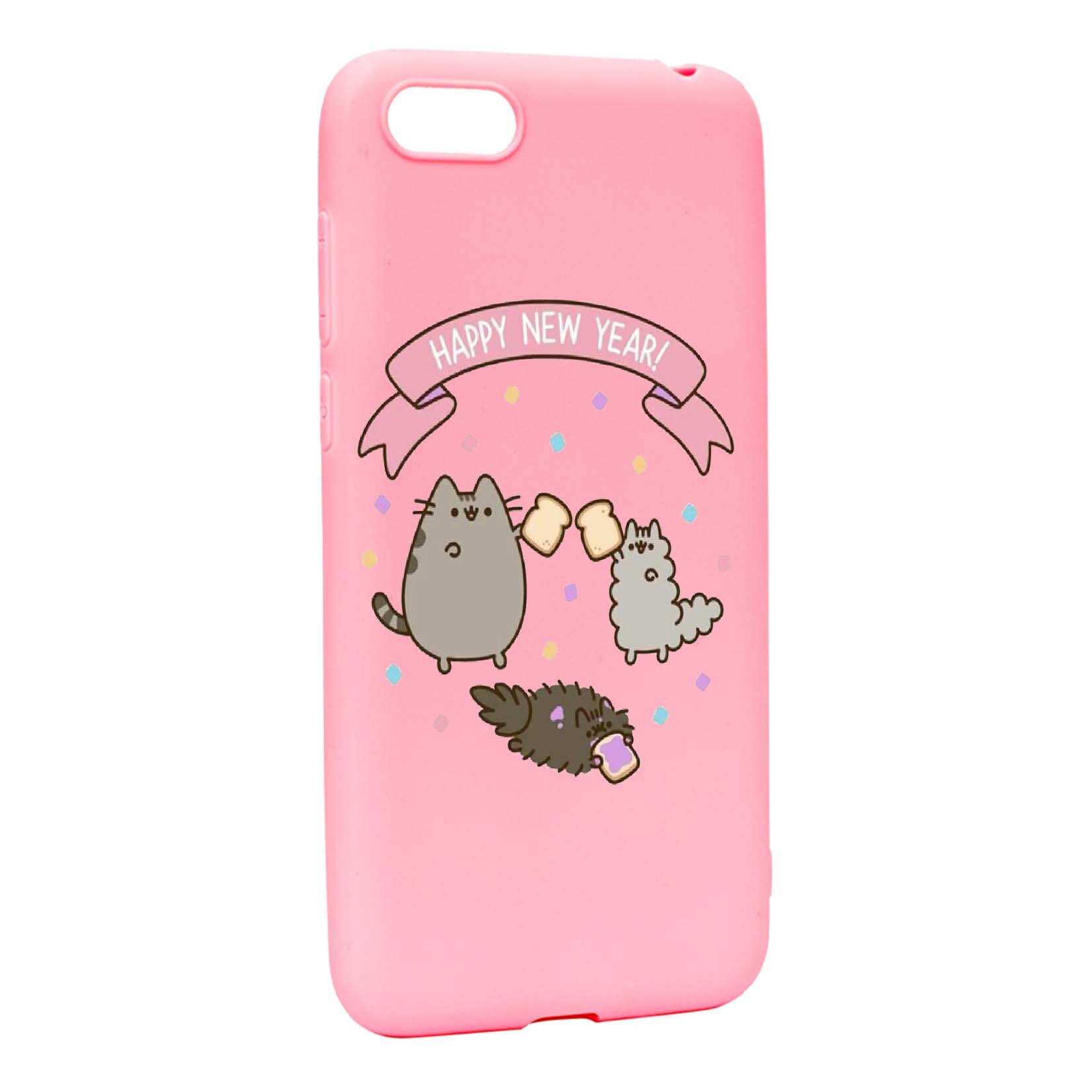 Husa de protectie Happy New Year pentru Apple iPhone 6 / 6S, rezistenta la uzura, anti-alunecare, din silicon Premium, P356