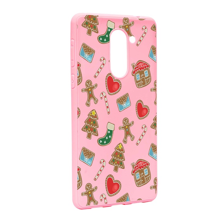 Защитен калъф с коледни сладки за Huawei Mate 9 Lite / Honor 6X, устойчив на износване, против плъзгане, премиум силикон, P353