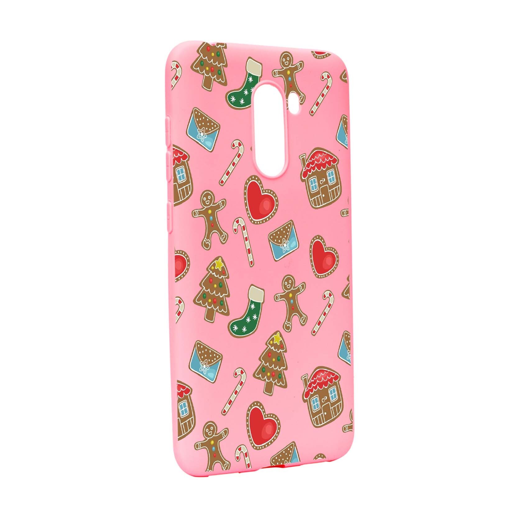 Husa de protectie Craciun, Christmas sweets pentru Xiaomi PocoPhone F1, rezistenta la uzura, anti-alunecare, din silicon Premium, P353