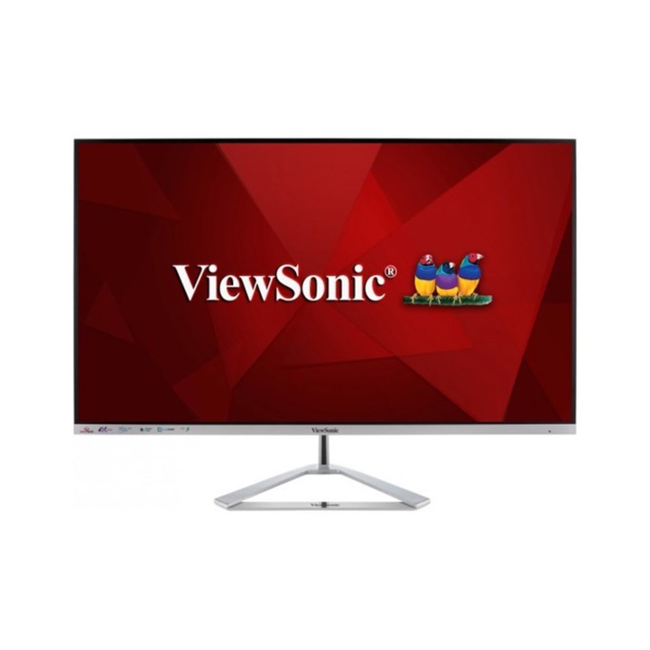 Монитор ViewSonic VX3276-4K-MHD, 32" (81.28 cm) VA панел, 4K/UHD, 4ms, 80 000 000:1, 300cd/m2, DisplayPort, HDMI
