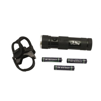 Lanterna pentru bicicleta M-WAVE, LED alb 8, laser rosu Lanterna pentru bicicleta M-WAVE, LED alb 8, laser rosu