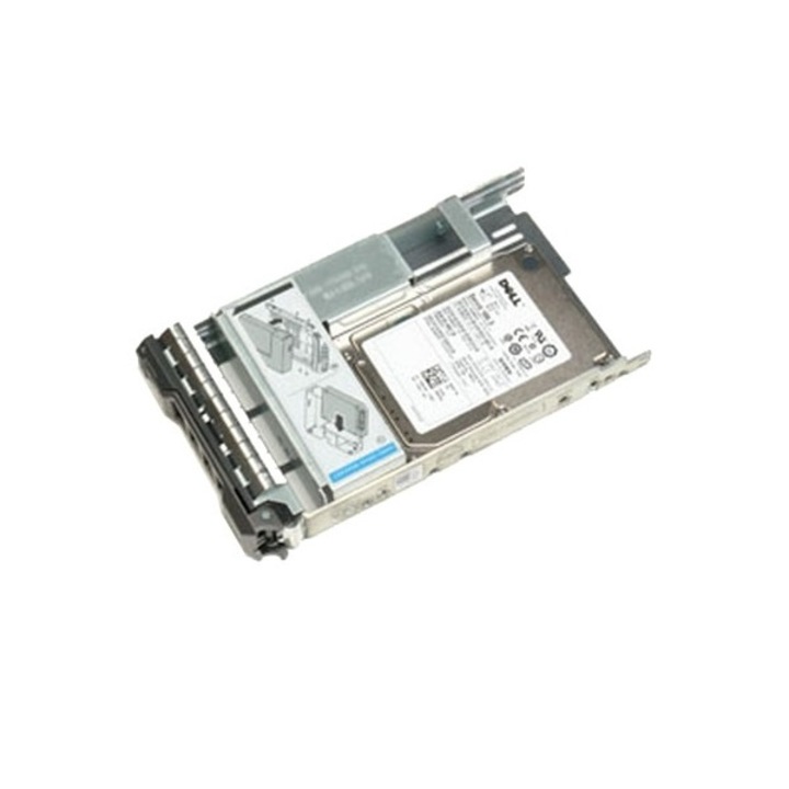 Dell emc szerver hdd - 2.4tb, 10000 rpm, 2.5" sas 12g, 512e, 3.5" hot-plug drive [ 14g rack ]