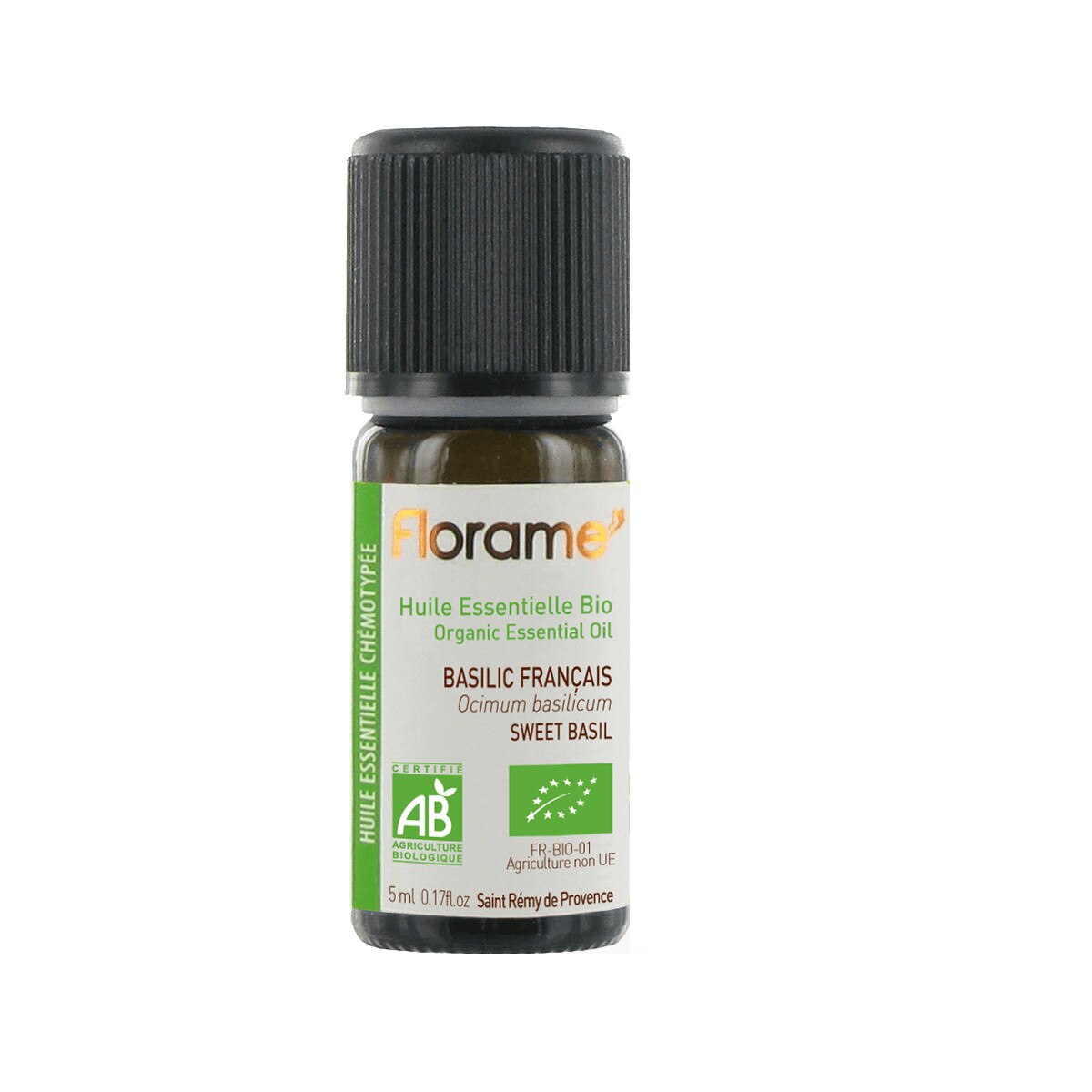 Ulei esential busuioc dulce francez BIO, Florame, Aromaterapie, 5ml
