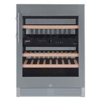 Vitrina de vinuri Liebherr Premium WTes 1672, Capacitate 34 sticle, Clasa A, 2 zone de temperatura, Usa vitrata, H 82.2 cm, Inox Vitrina de vinuri Liebherr Premium WTes 1672, Capacitate 34 sticle, Clasa A, 2 zone de temperatura, Usa vitrata, H 82.2 cm, Inox