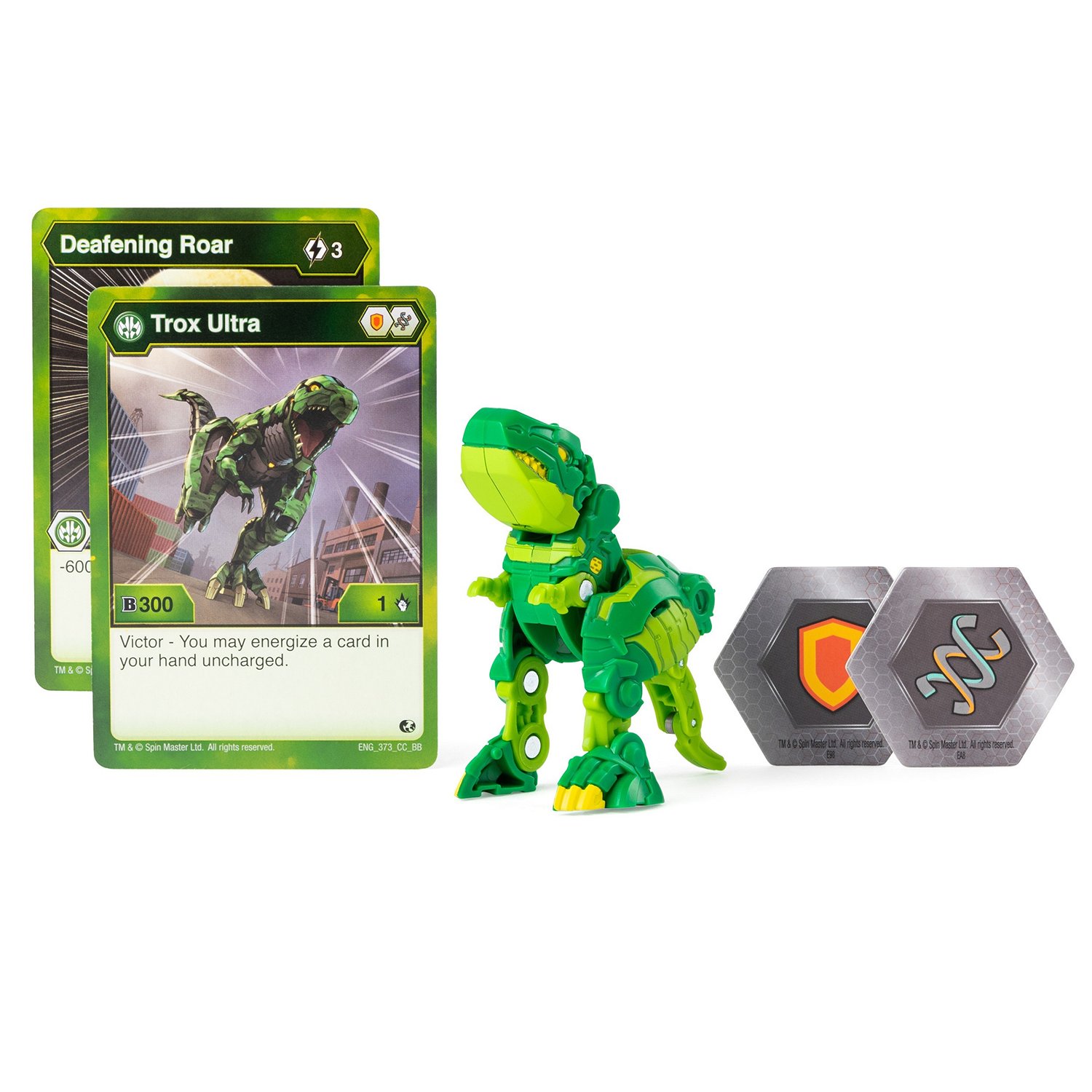 Figurina Bakugan Ultra - Trox T-Rex Green - eMAG.ro