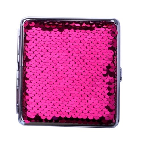 Tabachera Champ - clasica Glitter (20) Fucsia