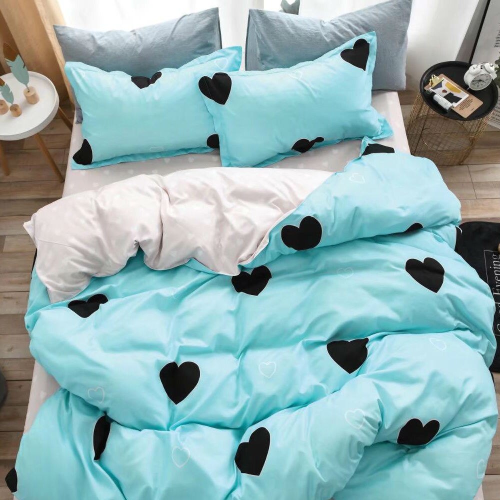 Lenjerie de pat 1 Persoana, bumbac satinat, Casa de Vis, YY46