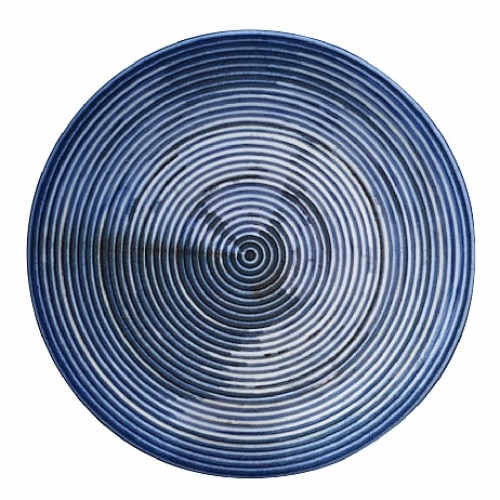 Farfurie cina/fel principal portelan albastra Atena 30cm