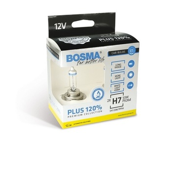 Bec auto H7 +120% 12V 55W Bosma 1Set/2Buc Bec auto H7 +120% 12V 55W Bosma 1Set/2Buc