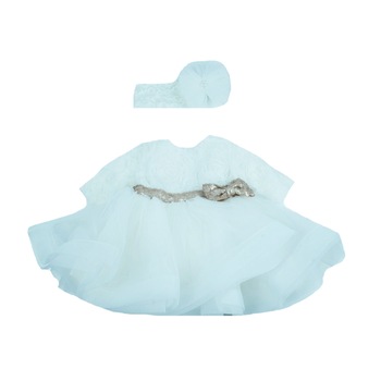 Rochita eleganta pentru fete Colibri C1, Crem, 62 cm Rochita eleganta pentru fete Colibri C1, Crem, 62 cm