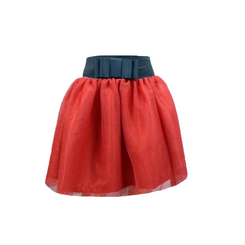 Fusta eleganta, fete, NN, cu funda, Rosu