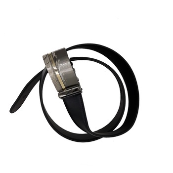 Curea barbati, negru, din piele ecologica,catarama argintiu cu auriu, dimensiune 120 cm Curea barbati, negru, din piele ecologica,catarama argintiu cu auriu, dimensiune 120 cm