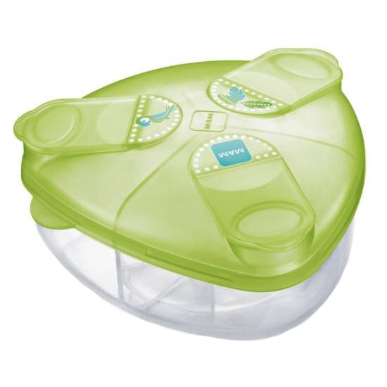 Dozator pentru lapte praf 120 ml 0+ luni MAM 640377V, Verde