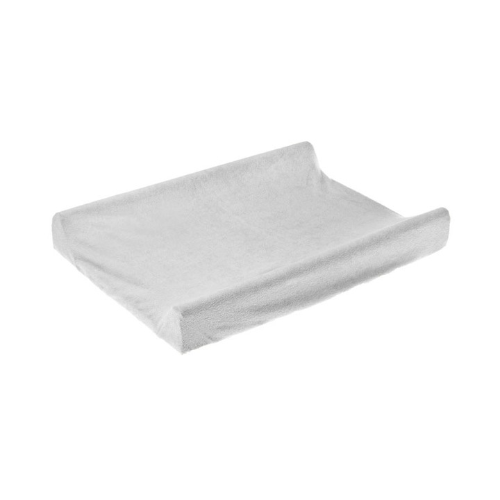Husa de bumbac 100% pentru salteaua de infasat 70x50 cm Grey