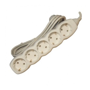 Prelungitoare electrice cu impamantare SPN2004 5 prize 3m 2200W Prelungitoare electrice cu impamantare SPN2004 5 prize 3m 2200W