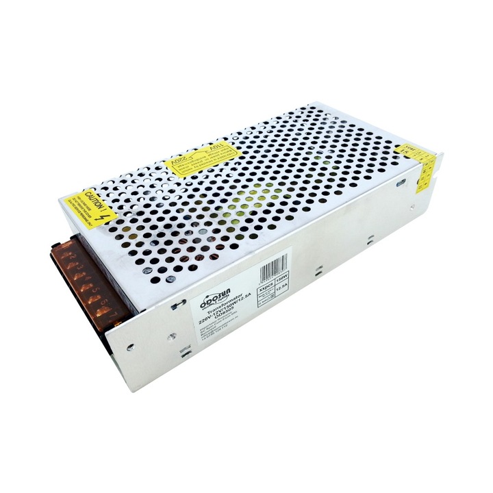 Transformator ODOSUN OD8504 8A/100W 220Vac-12Vdc IP20