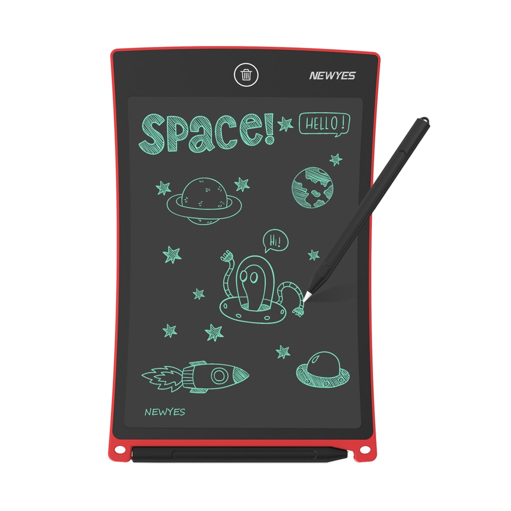 Tableta grafica NewYes NYWT085N, Interactiva, E-Learning, 8,5 inch, 22 x 14,5 x 0,5 cm, Rosu