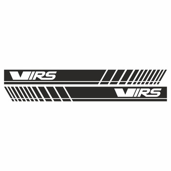 Set Stickere decorativ tuning, auto, skoda VRS, pentru praguri, Negru, dimensiune sticker 150 x 13,5 cm, 2 buc Set Stickere decorativ tuning, auto, skoda VRS, pentru praguri, Negru, dimensiune sticker 150 x 13,5 cm, 2 buc