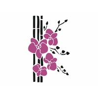 sticker decorativ quotorhideequot 100x150cm culoare negru cu flori mov imagen 46_0_
0