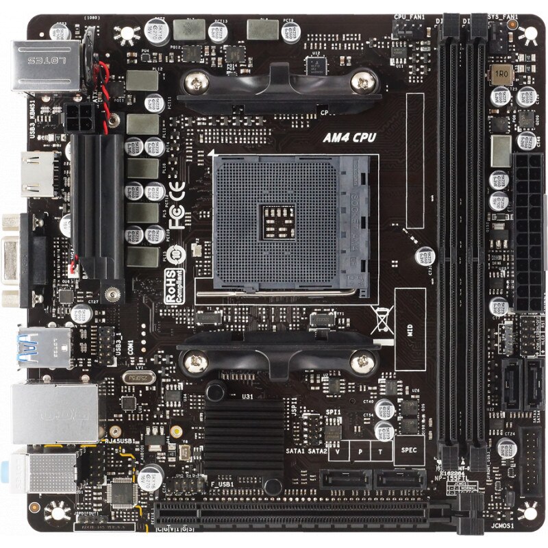 Placa de baza Biostar X470NH AMD AM4 mITX