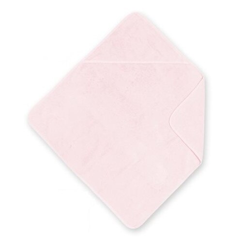 Prosop bebe cu gluga, Jollein Terry, 100x100 cm, bumbac, roz