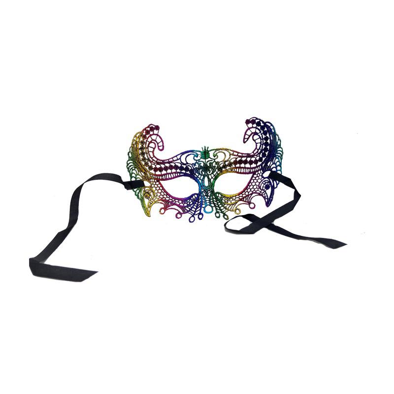 Masca Carnaval, Dantela, Multicolor