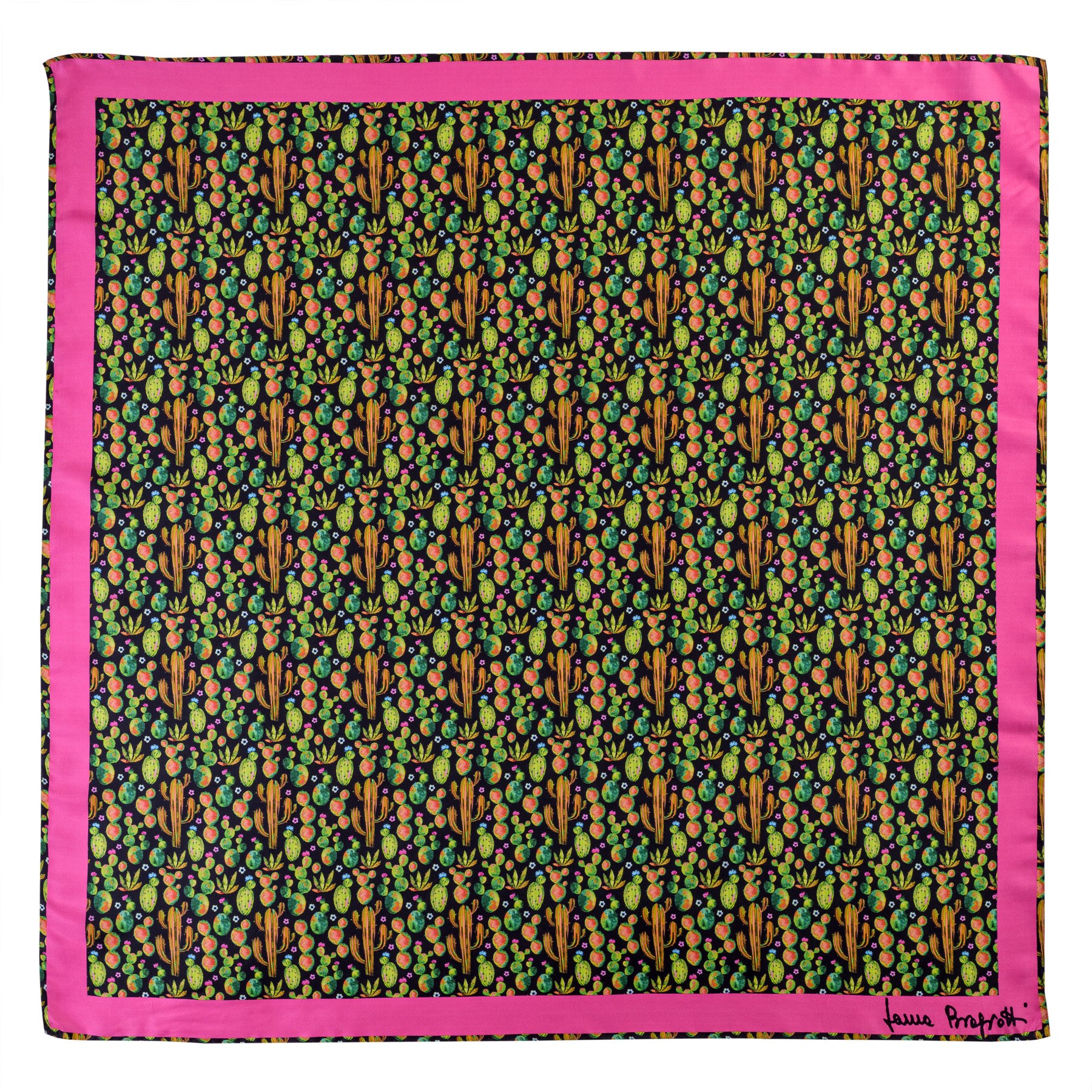 Esarfa matase twill Vera Cruz Pink