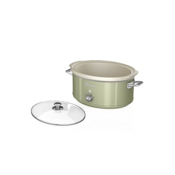 Oala electrica Slow cooker Swan SF17031GN, Retro, Capacitate 6.5 Litri, Vas ceramic, Putere 320W Oala electrica Slow cooker Swan SF17031GN, Retro, Capacitate 6.5 Litri, Vas ceramic, Putere 320W