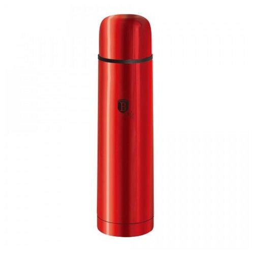 Termos Inox Berlinger Haus Premium BH-1753 Metallic Line, 750 ml, Rosu