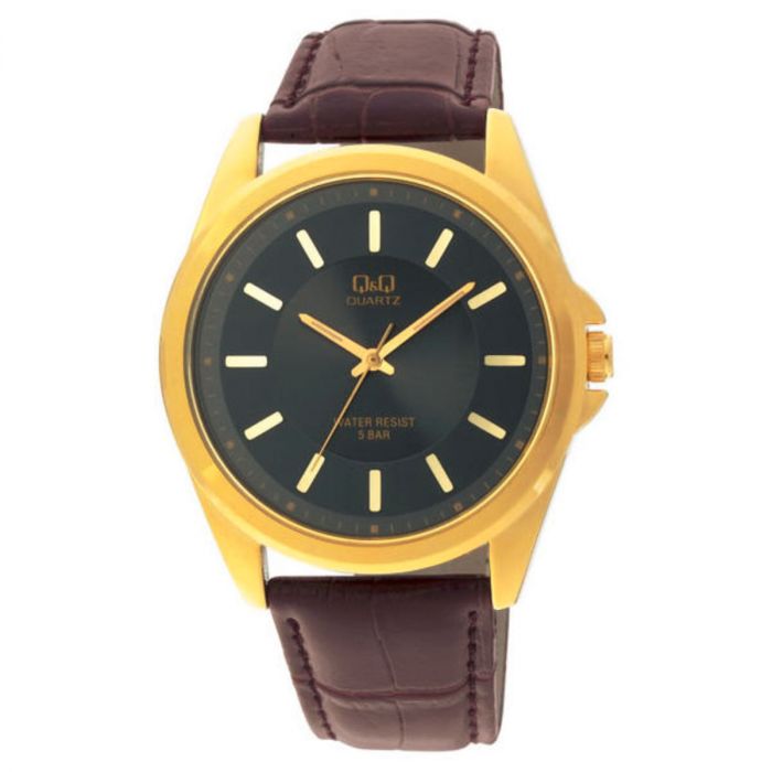Ceas barbatesc Q&Q Q416J102Y clasic auriu